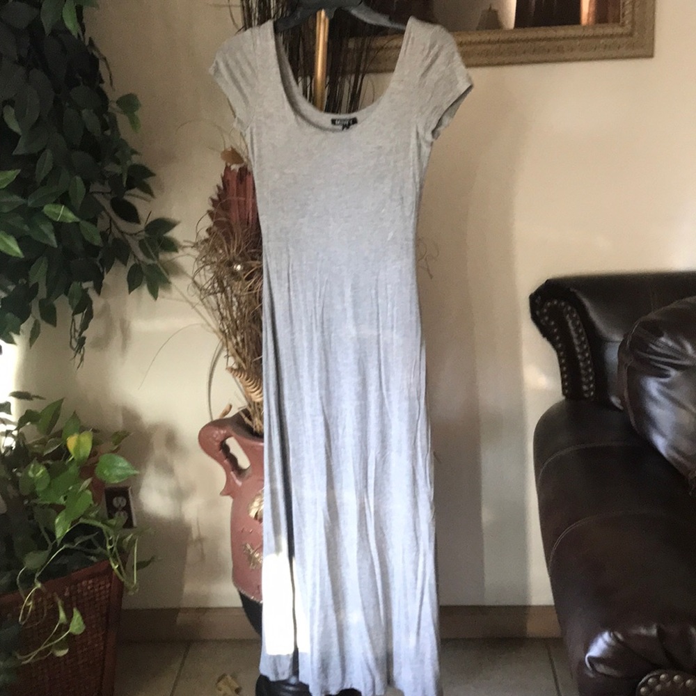 Gray maxy dress